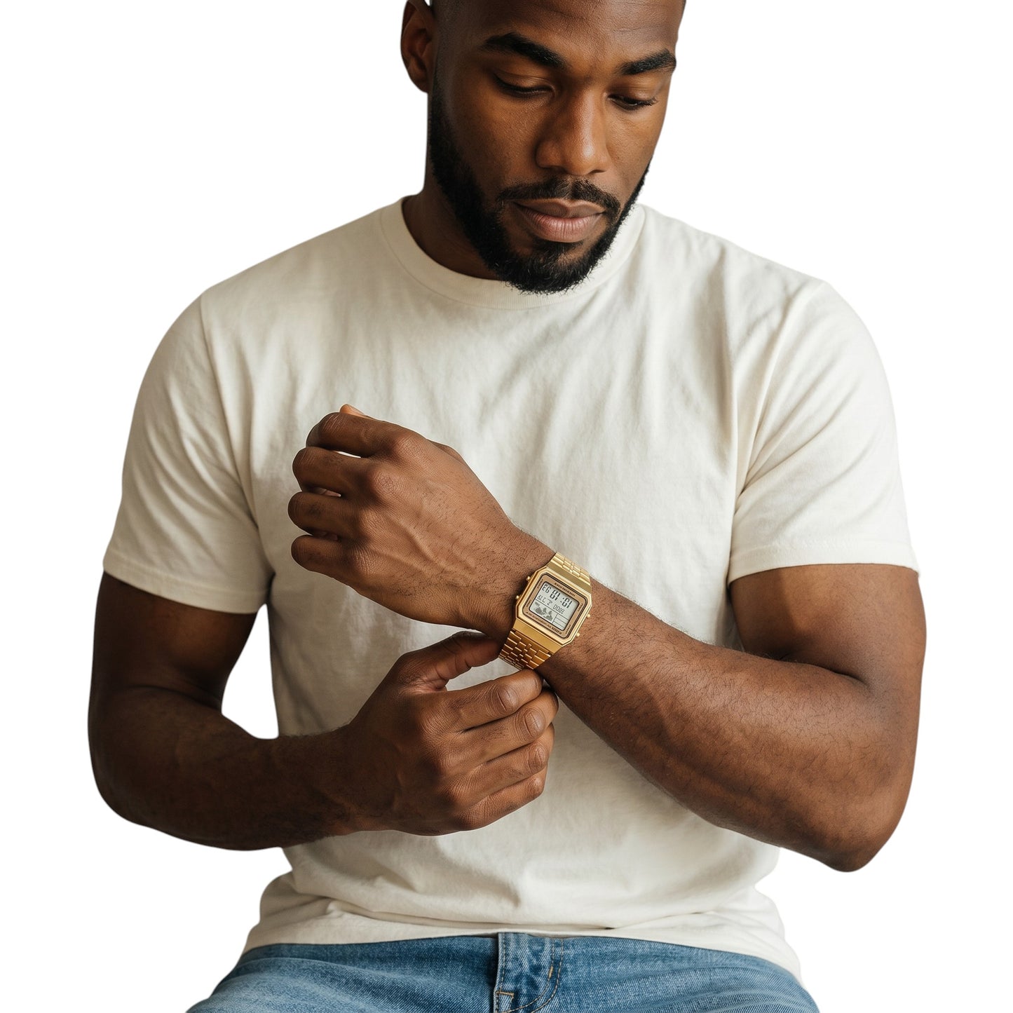 Reloj Casio para Hombre, Vintage Clásico Hora Mundial A-500WGA-9 / ENVÍO GRATIS
