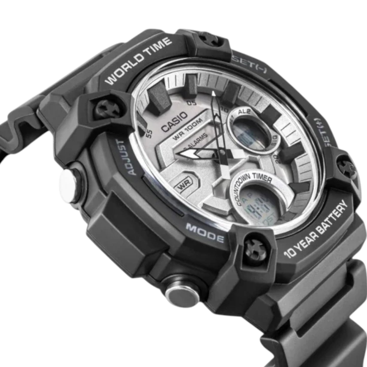 Reloj Casio Standard Analógico Digital Para Hombre AEQ-120W-7AV / ENVÍO GRATIS.