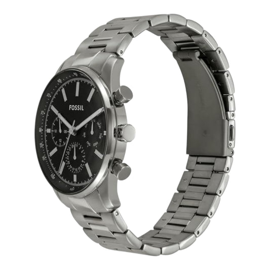 Reloj Fossil Sullivan multifunción de acero inoxidable ahumado BQ2854 / ENVÍO GRATIS
