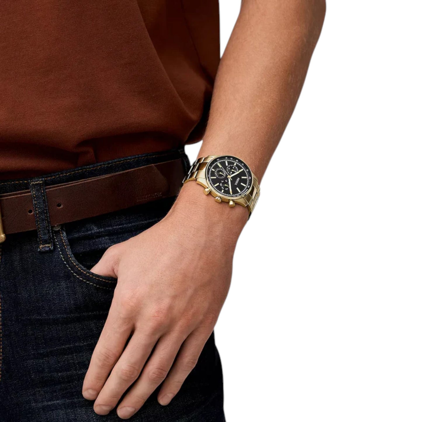 Reloj Fossil Sullivan de caballero pulsera de acero inoxidable BQ2855 / ENVÍO GRATIS