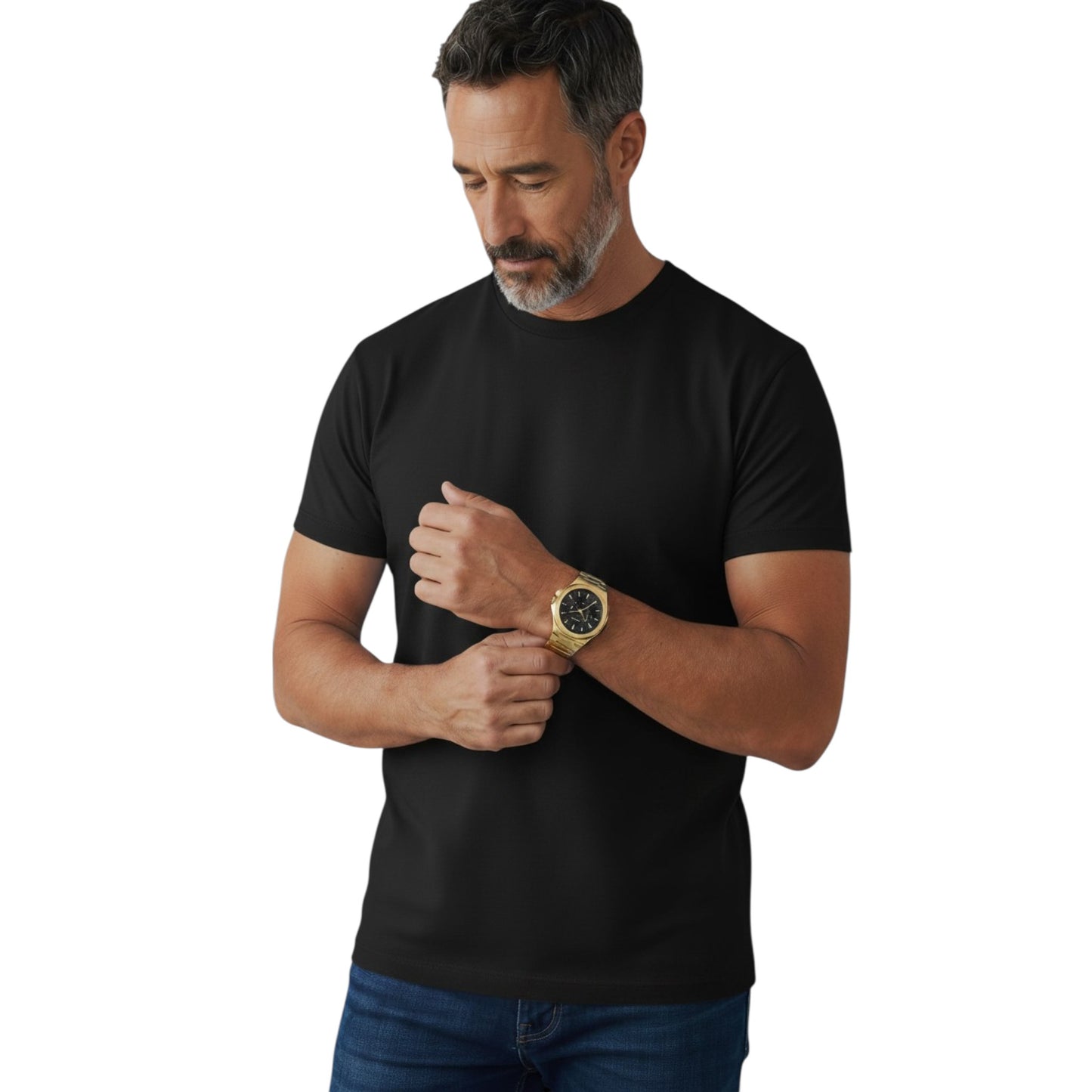 Reloj Fossil Evanston Multifuncional Para Hombre Acero Inoxidable - Dorado Negro BQM2611 / ENVÍO GRATIS