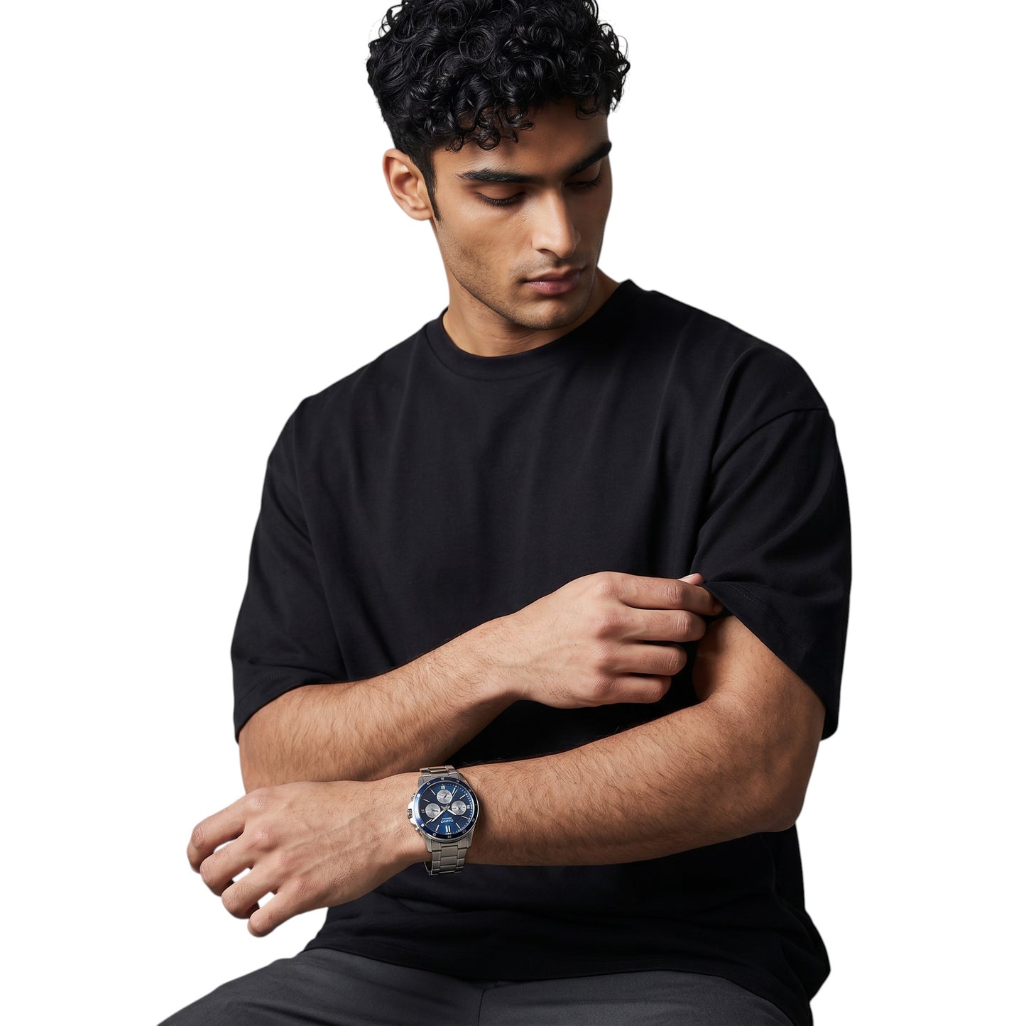 Reloj Casio para hombre pulsera de metal MTP-1374D-2A3V / ENVÍO GRATIS.