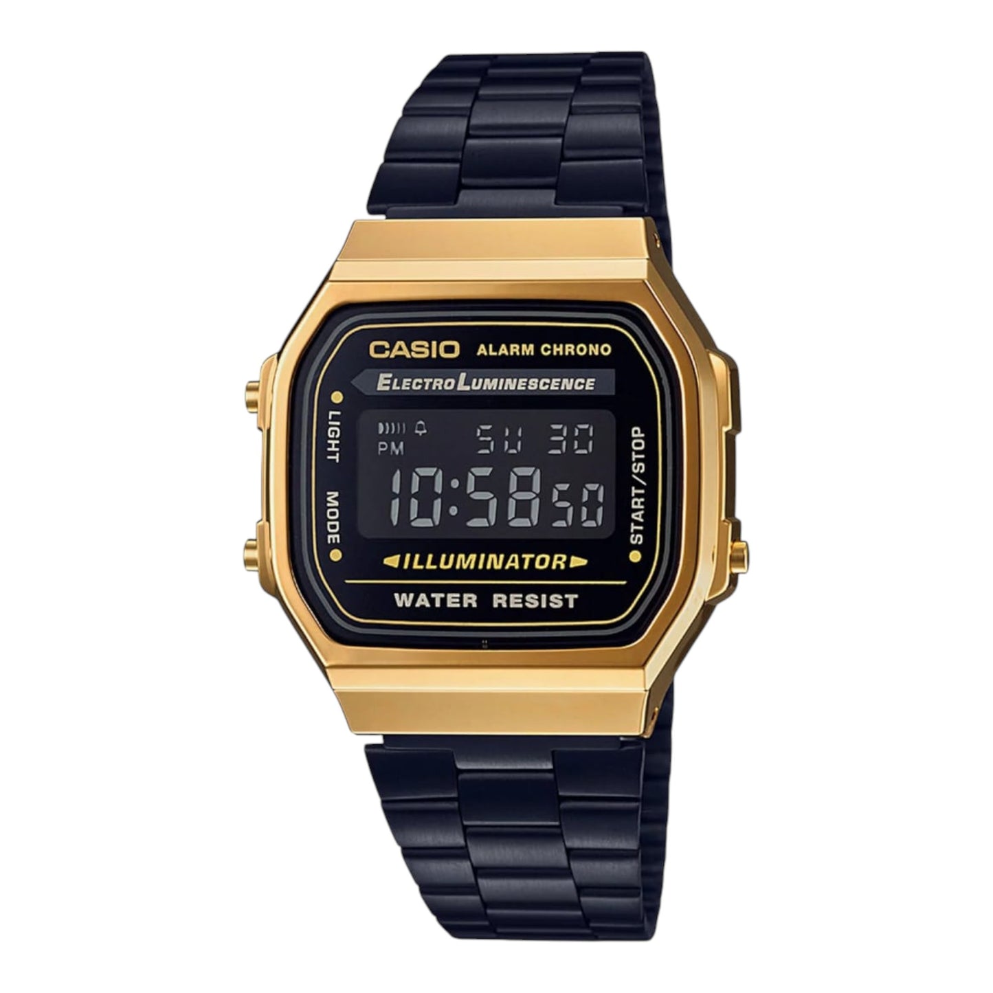 Reloj Casio Casio Vintage Clásico Illuminator A-168WEGB-1B / ENVÍO GRATIS