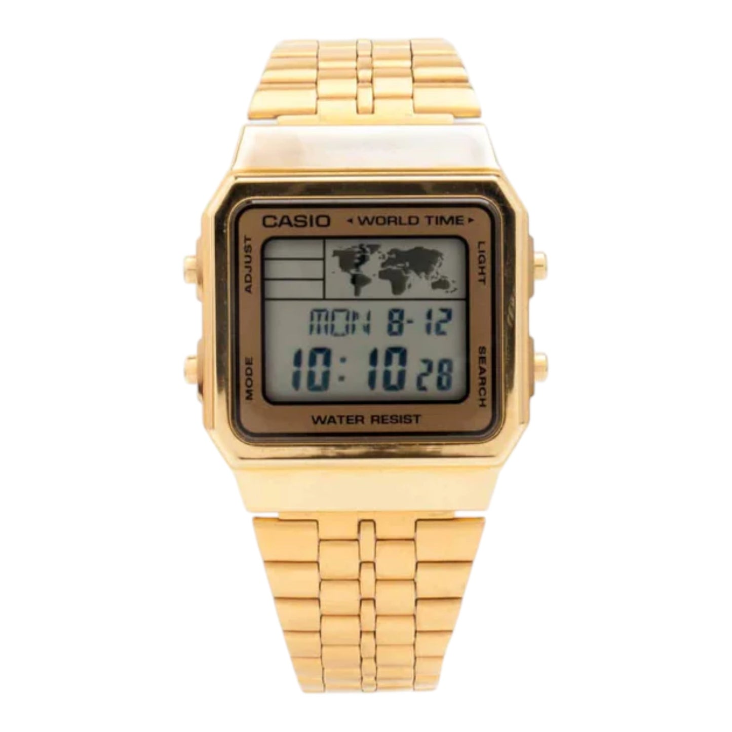 Reloj Casio para Hombre, Vintage Clásico Hora Mundial A-500WGA-9 / ENVÍO GRATIS