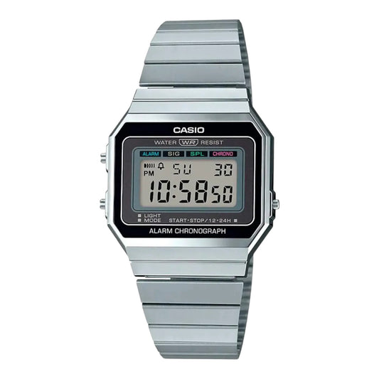 Reloj Casio A-700W-1A Unisex, Vintage Clásico Cronógrafo / ENVÍO GRATIS.