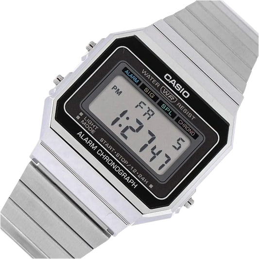 Reloj Casio A-700W-1A Unisex, Vintage Clásico Cronógrafo / ENVÍO GRATIS.