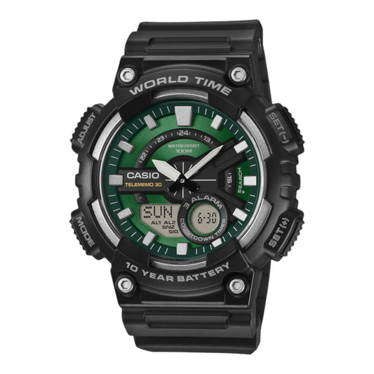 Reloj Casio de hombre correa de silicona AEQ-110W-3A2V / ENVÍO GRATIS.