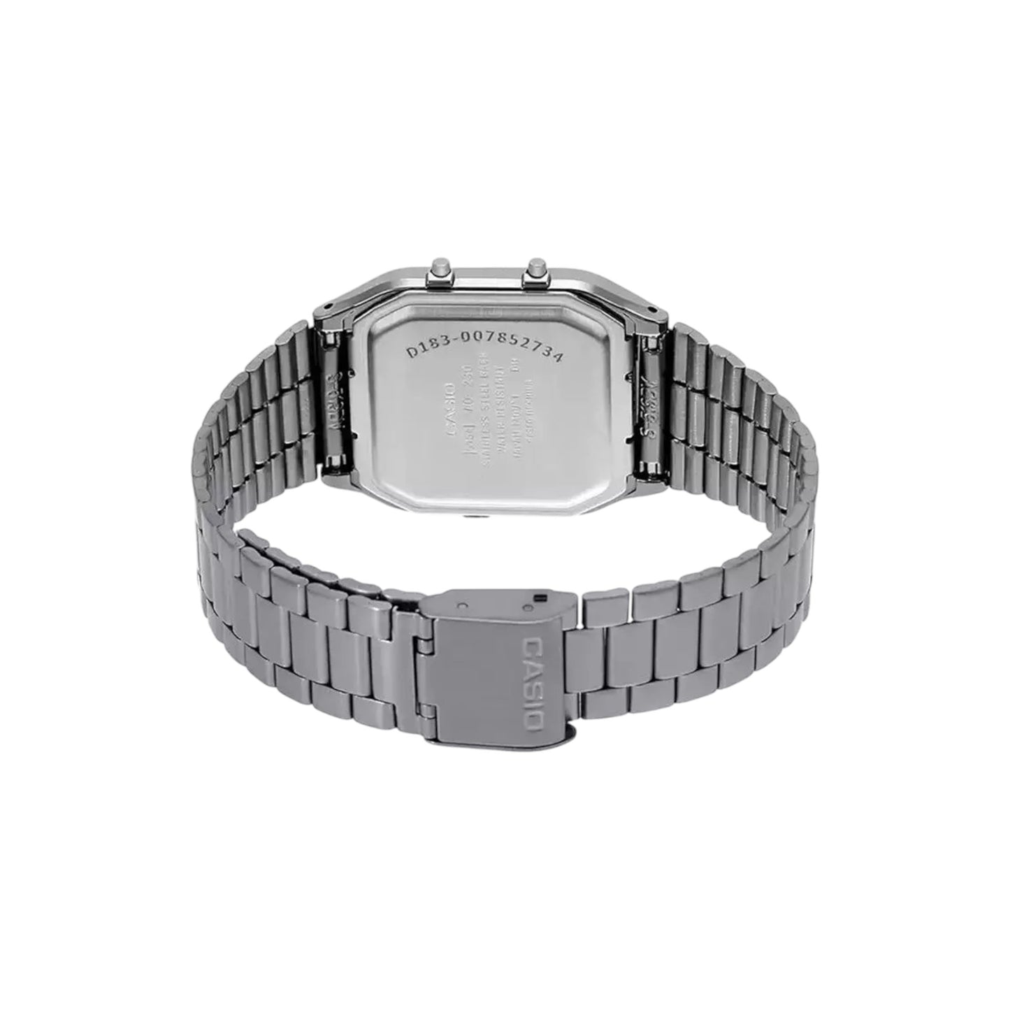 Reloj para hombre AQ-230GG-2A con correa de acero inoxidable gris. / ENVÍO GRATIS.