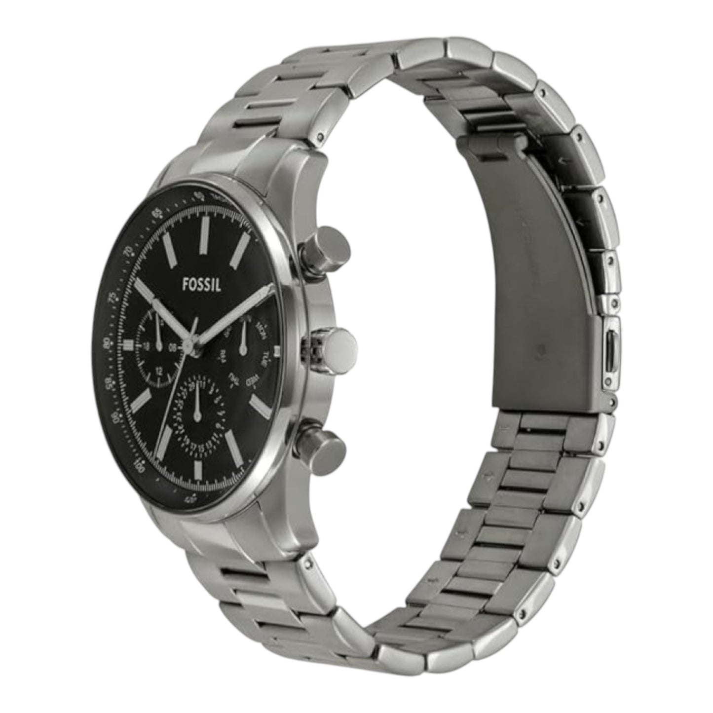 Reloj Fossil Sullivan multifunción de acero inoxidable ahumado BQ2854 / ENVÍO GRATIS