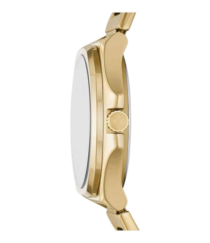 Reloj Fossil Evanston Multifuncional Para Hombre Acero Inoxidable - Dorado Negro BQM2611 / ENVÍO GRATIS