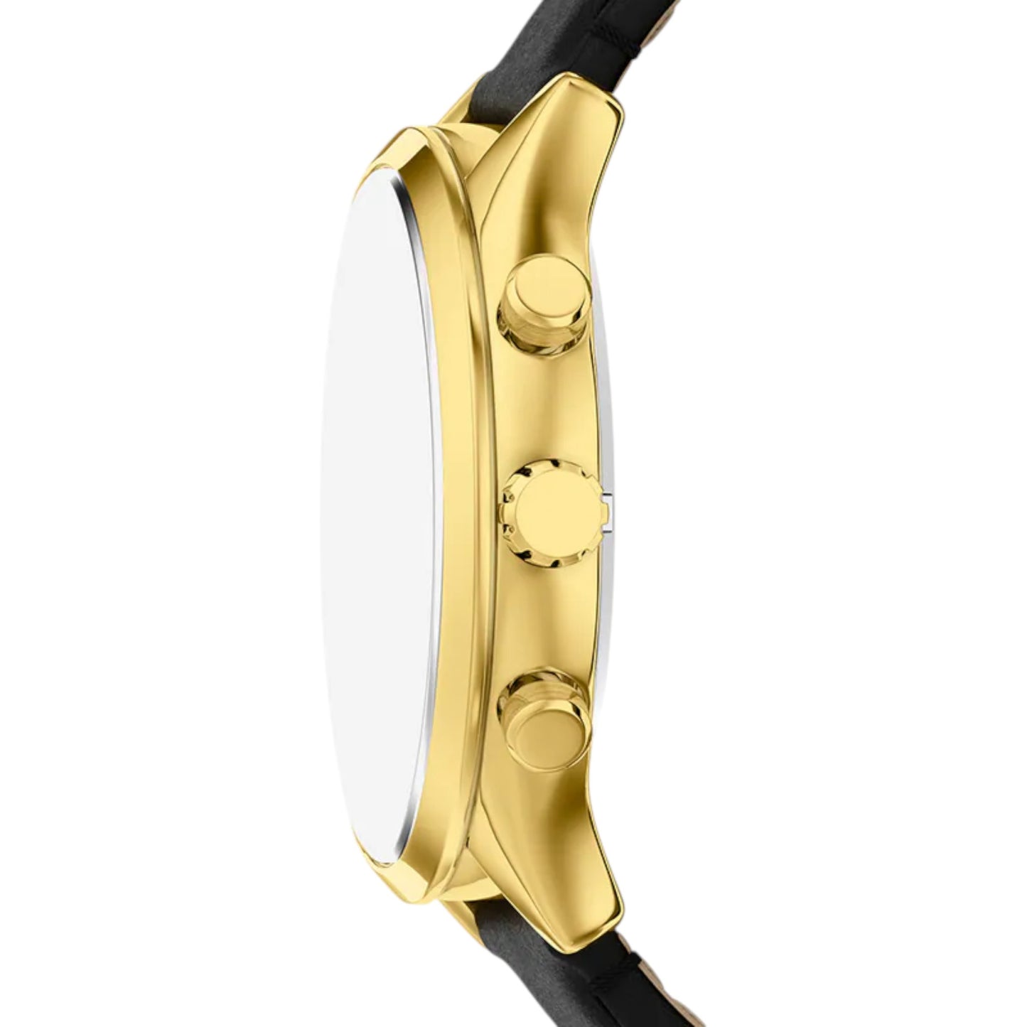 Reloj Fossil cronógrafo Fenmore Classic, con correa de cuero genuino negro BQM7133 / ENVÍO GRATIS