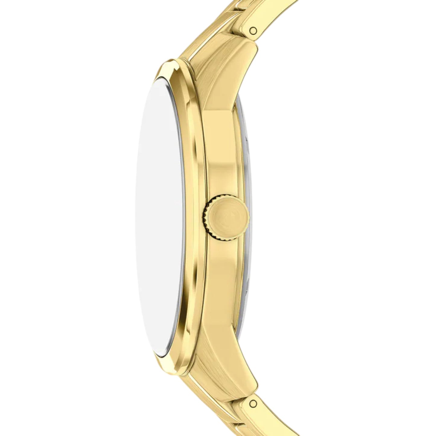 Reloj Fossil Flynn con números romanos, correa de acero inoxidable dorado BQM7136 / ENVÍO GRATIS