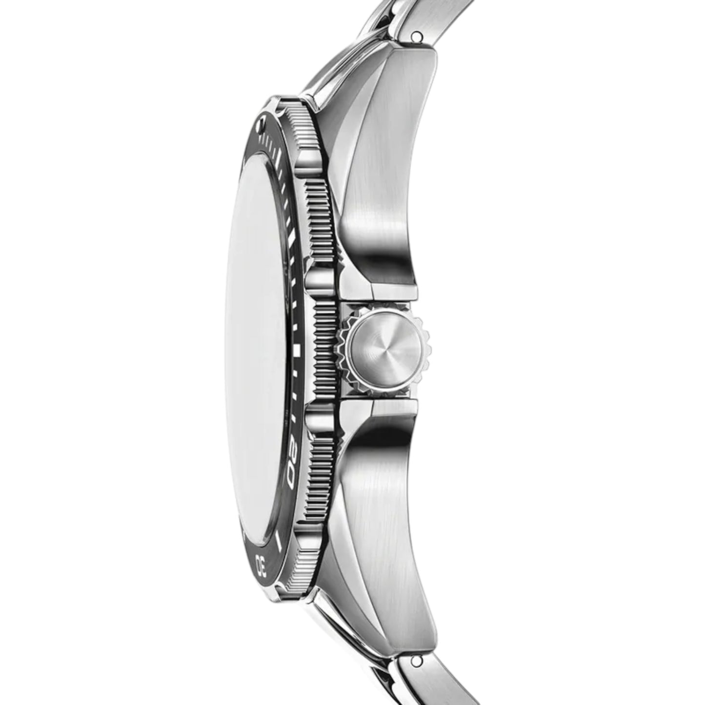 Reloj Fossil Dalton City Deep, correa de acero inoxidable plateada BQM7138 / ENVÍO GRATIS