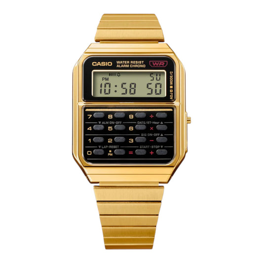 Reloj Casio Calculadora Alarma Cronógrafo CA-500WEG-1A / ENVÍO GRATIS.