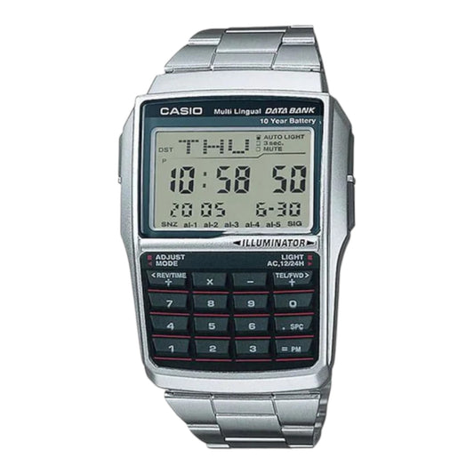Reloj Casio para Caballero, Illuminator Data Bank 10 Años de Batería Casio DBC-32D-1A / ENVÍO GRATIS.