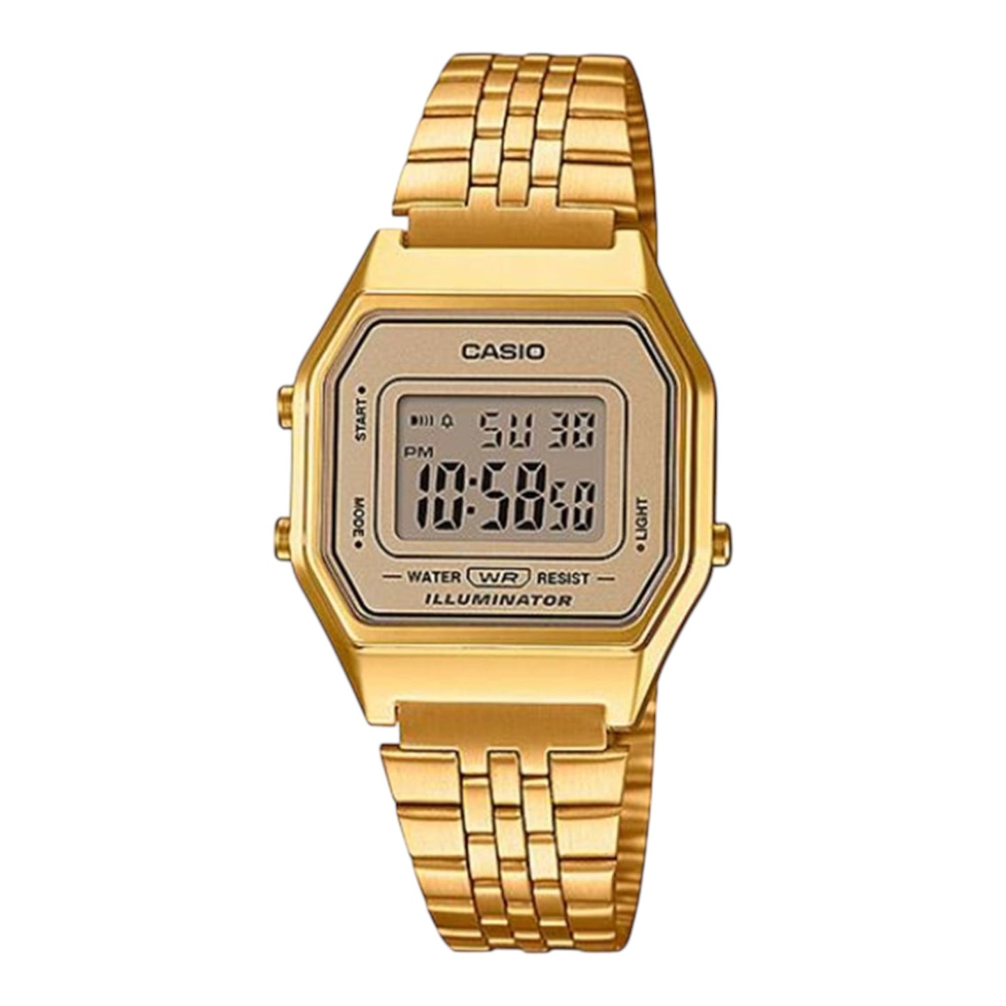 Reloj Casio LA-680WGA-9 para Mujer Vintage Clásico Illuminator / ENVÍO GRATIS.
