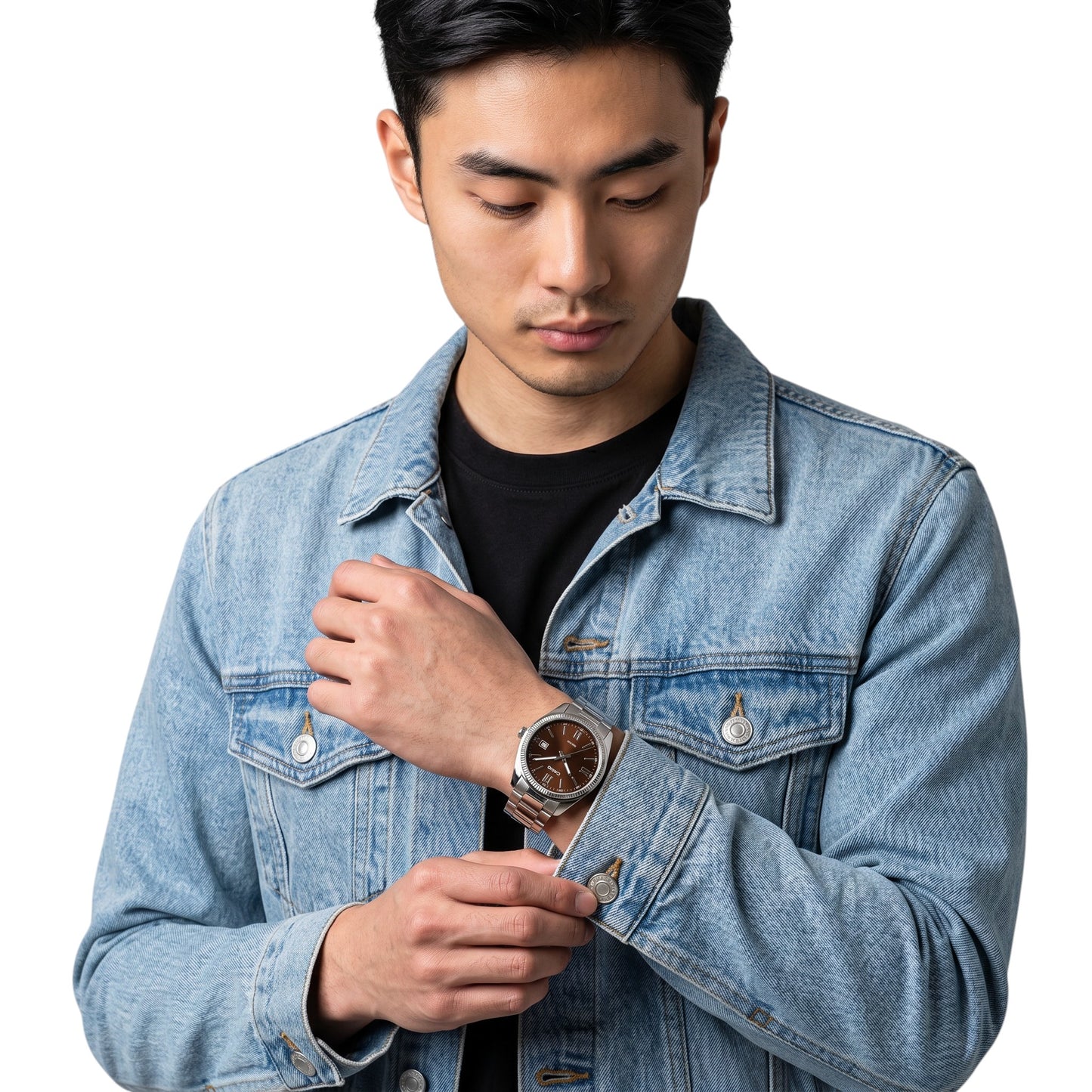 Reloj Casio para caballero pulsera de metal MTP-1302DD-5AV / ENVÍO GRATIS.
