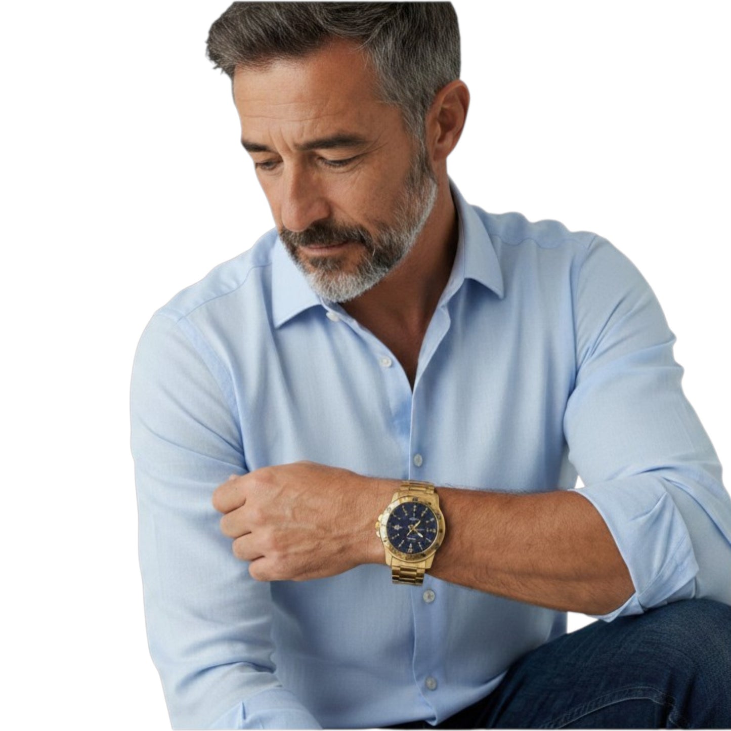 Reloj Casio para Hombre Banda de Acero inoxidable MTP-VD01G-1CV / ENVÍO GRATIS.